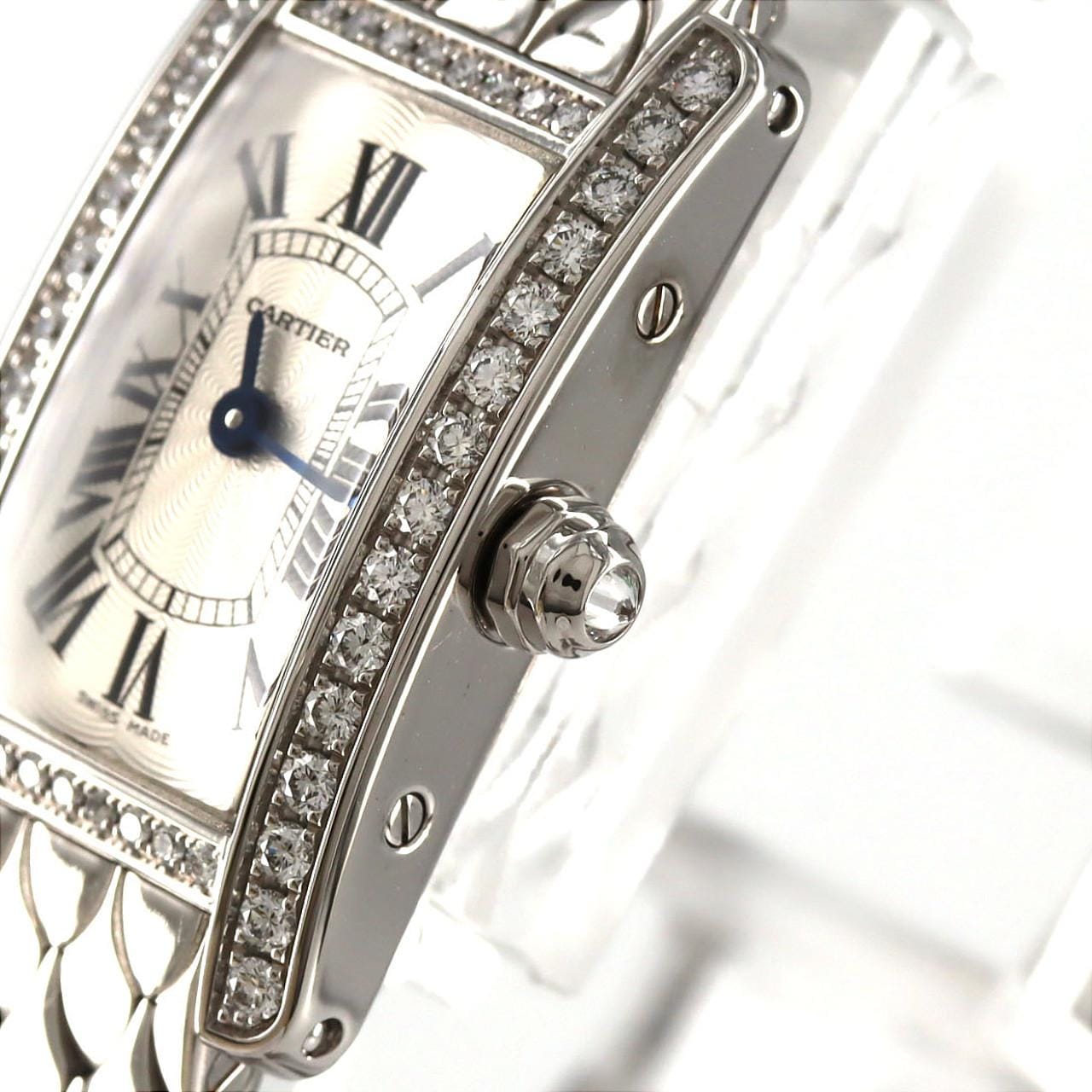 カルティエ ミニタンクアメリカン WG/D WB710013 WG クォーツ