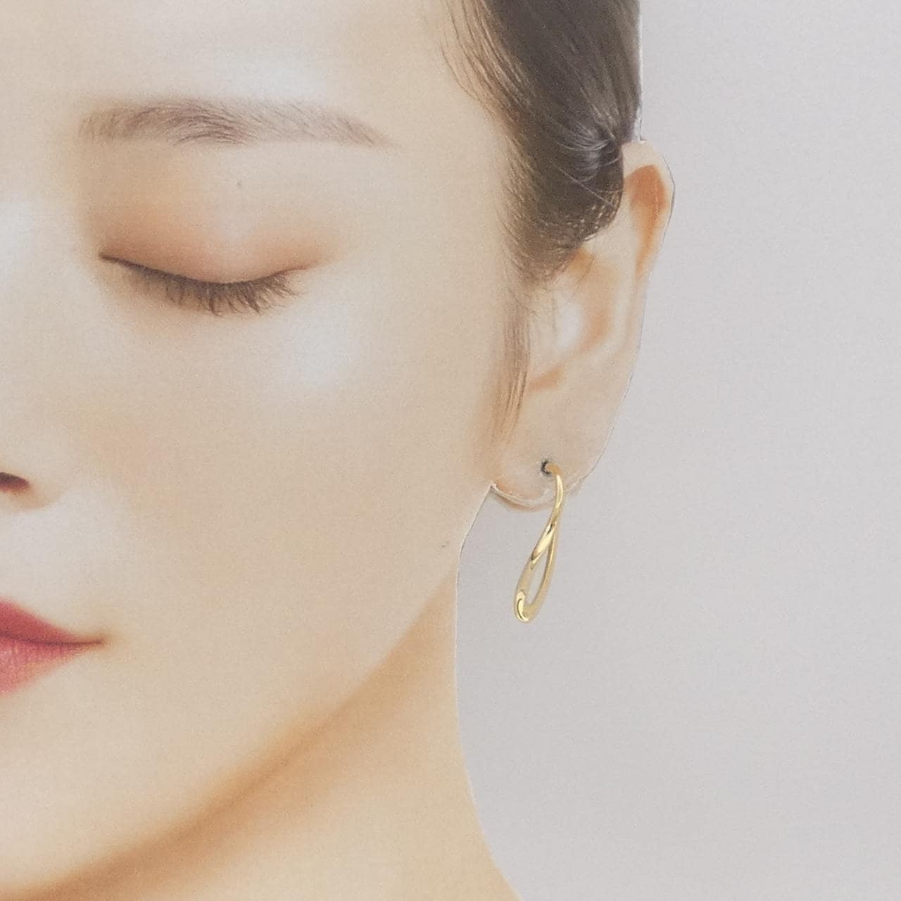 ティファニー オープンハート フープ ピアス