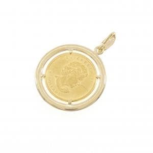 18KYG(枠) コイン ペンダント