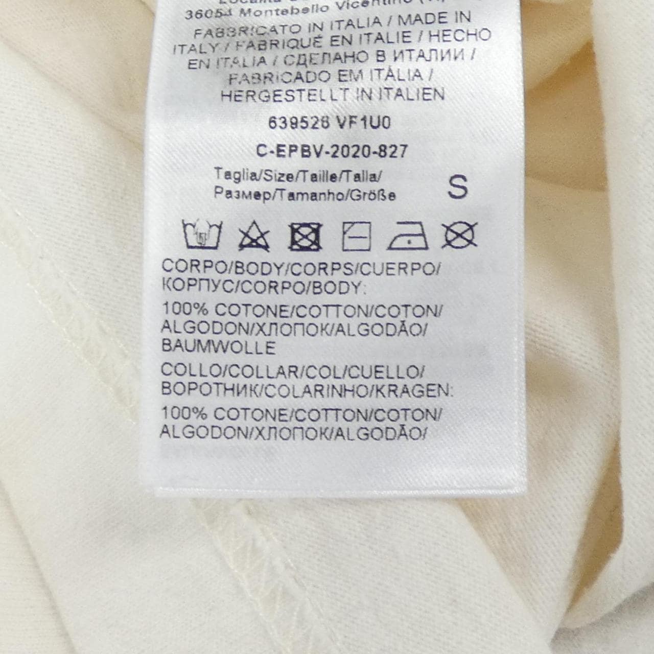 ボッテガヴェネタ BOTTEGA VENETA 639528 VF1U0 Tシャツ