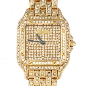 カルティエ パンテールLM YG/2D･ブレスD YG クォーツ