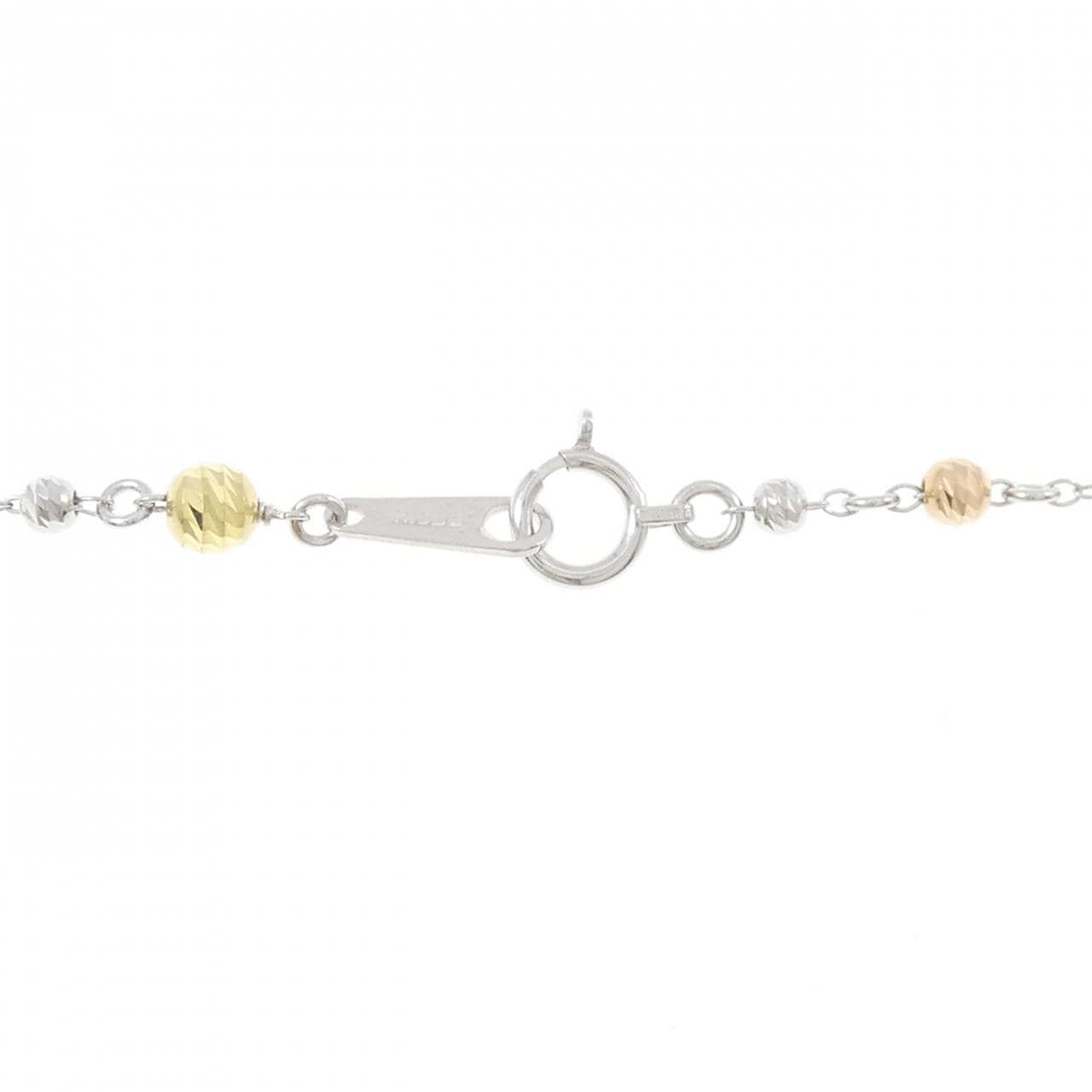 K18スリーカラー ネックレス