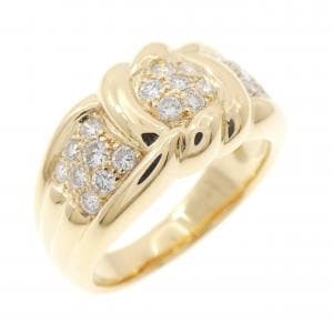 750YG ダイヤモンド リング 0.46CT