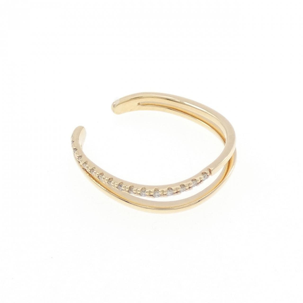 リラ ダイヤモンド イヤーカフ 0.03CT