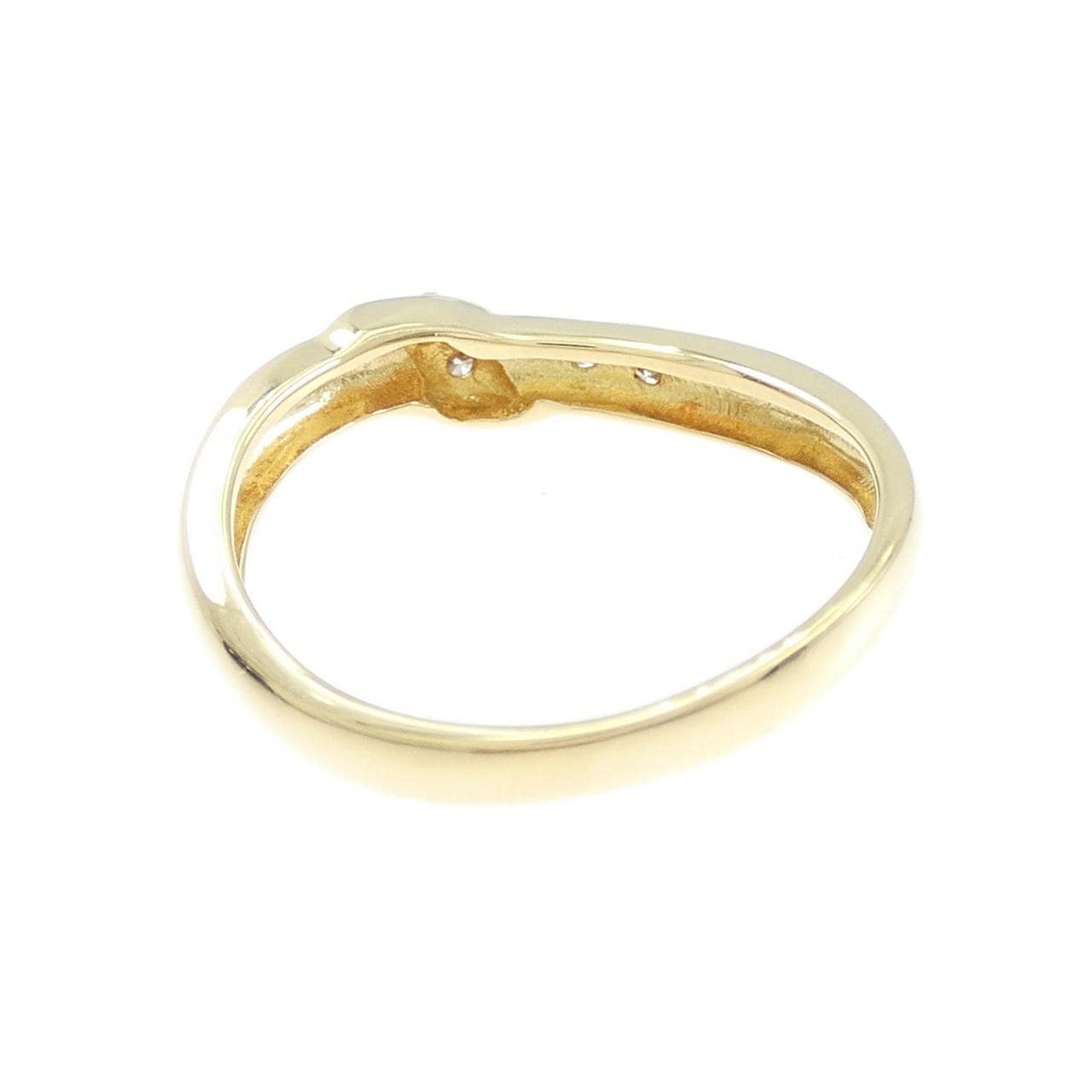 K18YG ダイヤモンド リング 0.07CT