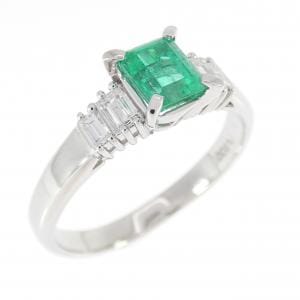 PT900 エメラルド リング 0.67CT