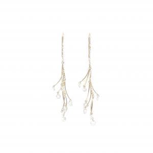 K18YG ダイヤモンド ピアス