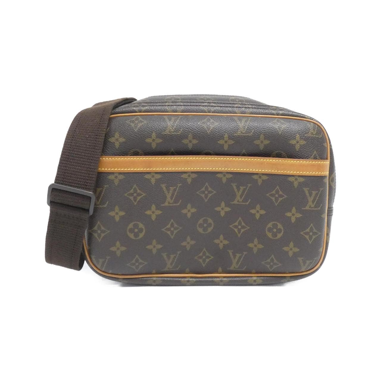 LOUIS VUITTON Monogram Reporter 28 公分 M45254 單肩包