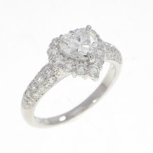 PT900 ダイヤモンド リング 0.622CT G SI1 ハートシェイプ