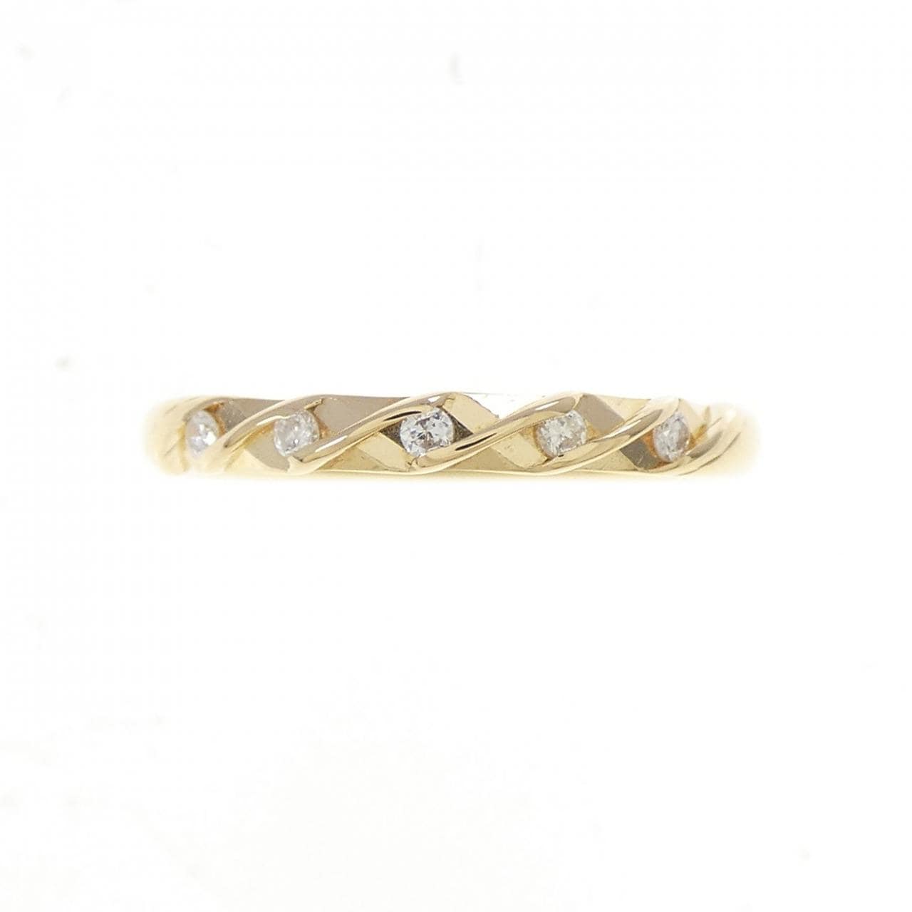 K18YG ダイヤモンド リング 0.07CT