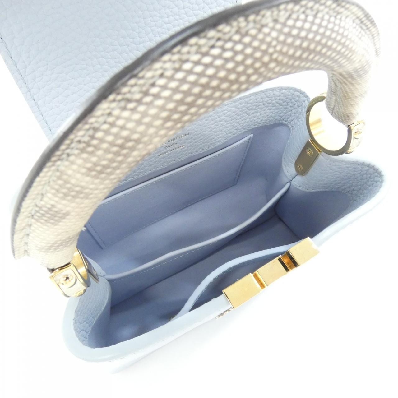 LOUIS VUITTON异域皮革 Capucines 迷你包 M22876