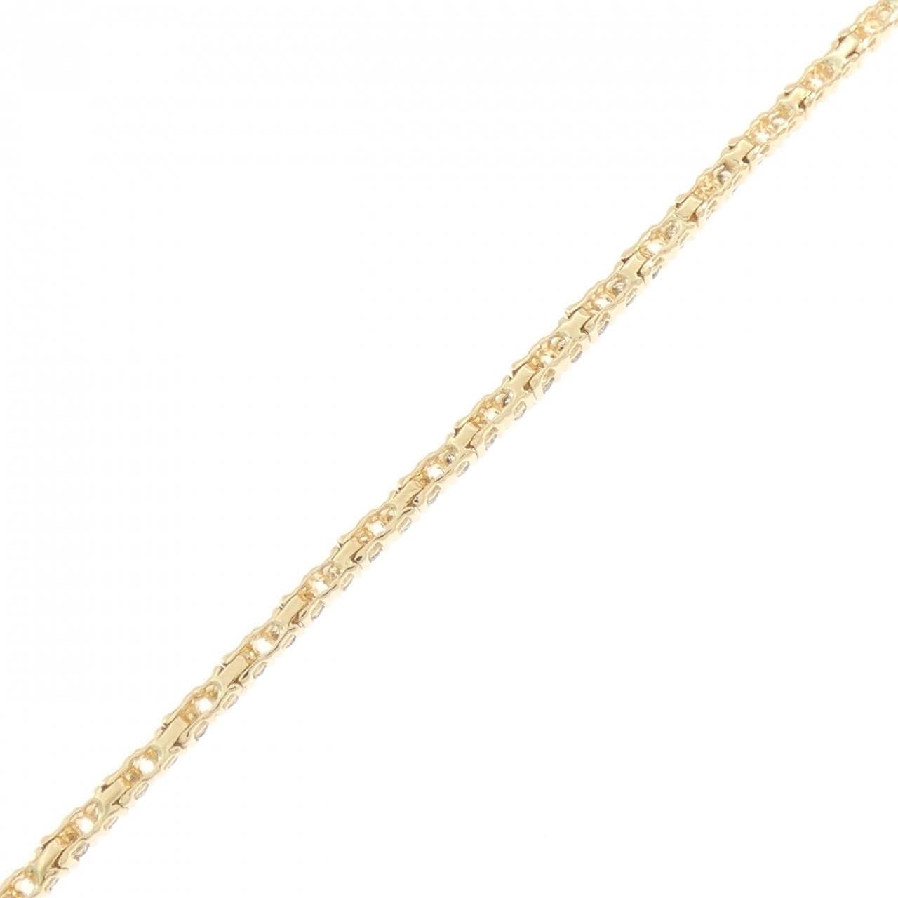 K18YG ダイヤモンド ブレスレット 1.00CT