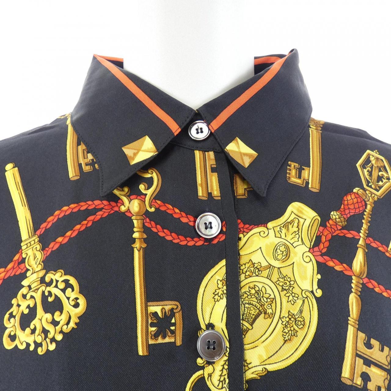 【ヴィンテージ】エルメス HERMES LES CLES ツイルレーヌ. トップス