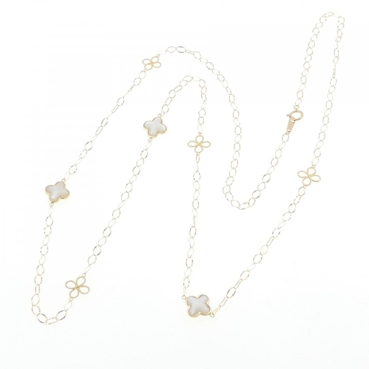 K18YG マザーオブパール ネックレス