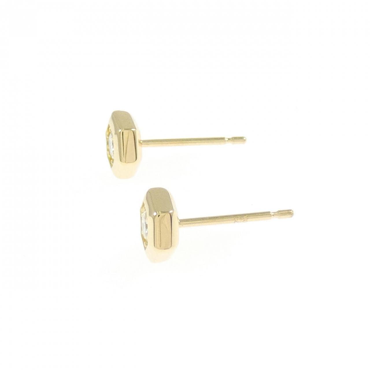 【リメイク】K18YG ダイヤモンド ピアス 0.16CT