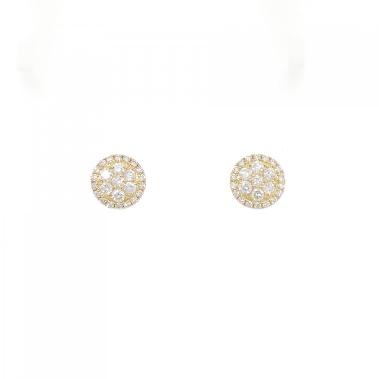 【リメイク】K18YG ダイヤモンド ピアス 0.60CT