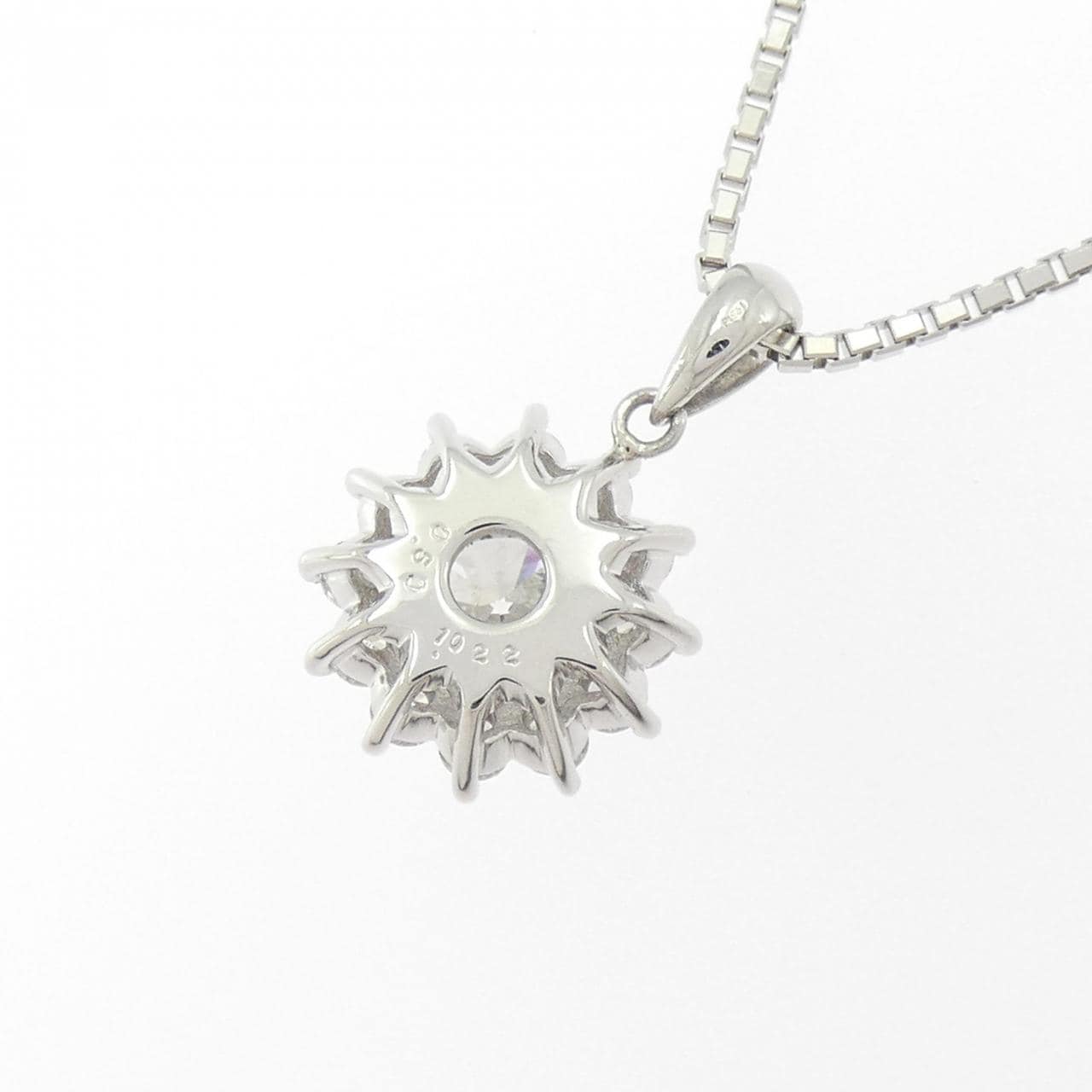 PT900/PT850 ダイヤモンド ネックレス 1.022CT G SI2 EXT H&C