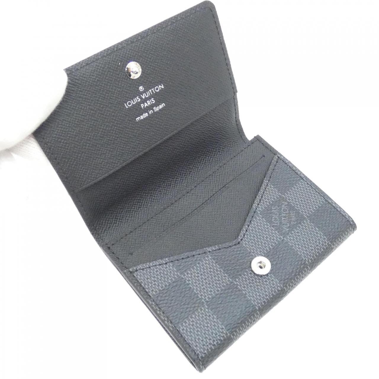 ルイヴィトン ダミエ グラフィット アンヴェロップ カルト ドゥ ヴィジット N63338 カードケース
