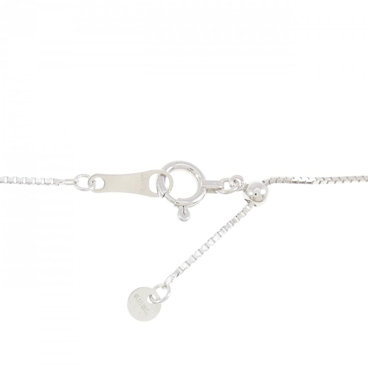 K18WG ダイヤモンド ネックレス 1.00CT