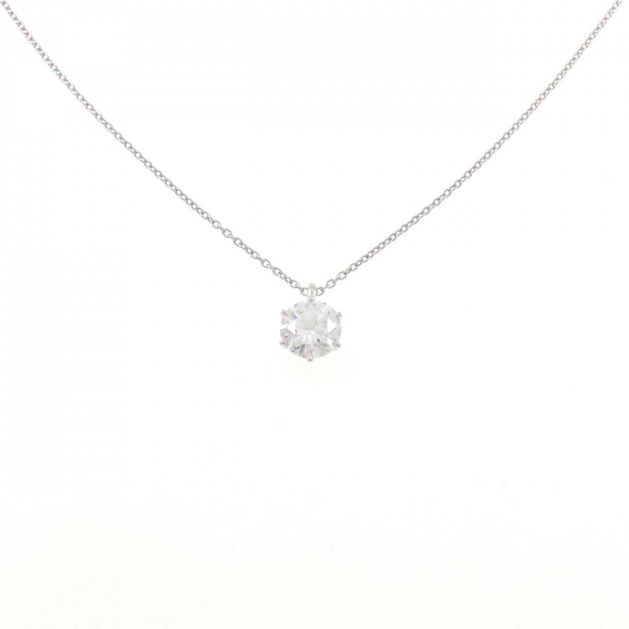 【リメイク】PT900/PT850 ダイヤモンド ネックレス 1.035CT D VVS2 VG