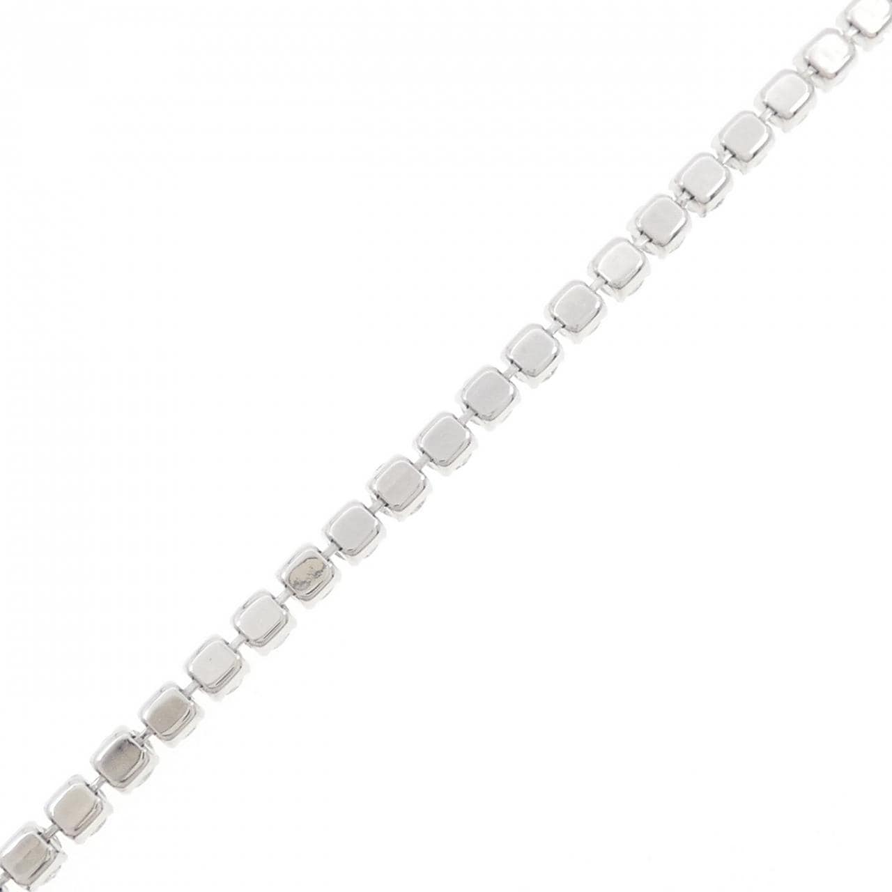 K18WG ダイヤモンド ブレスレット 8.002CT