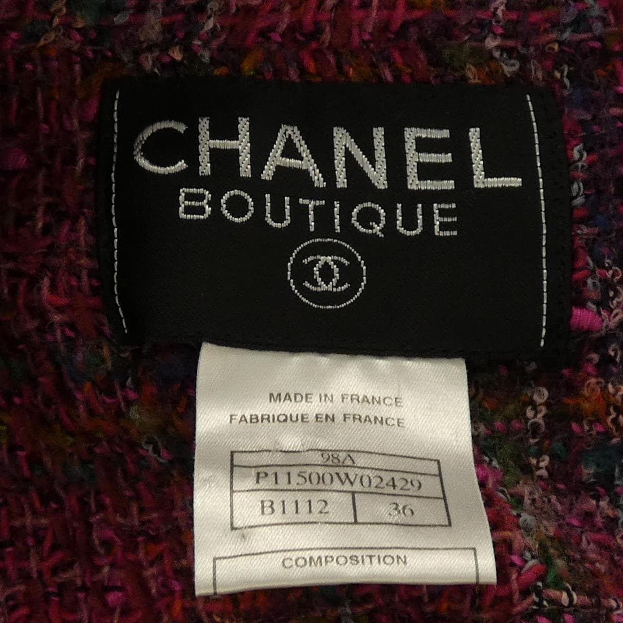 【ヴィンテージ】シャネル CHANEL P11500W02429 98A ジャケット