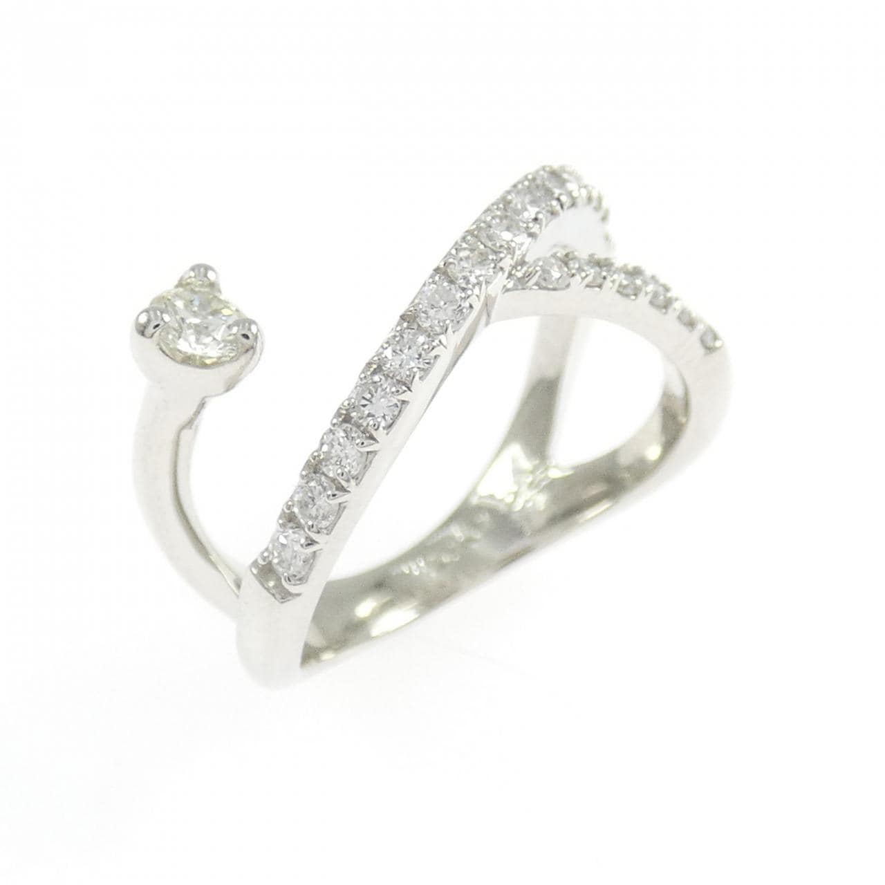 PT950 ダイヤモンド リング 0.101CT