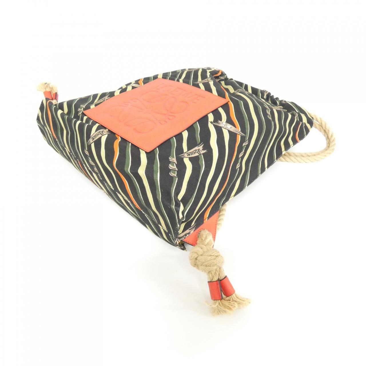 ロエベ PAULA'S IBIZA YAGO CANVAS BACKPACK リュックサック