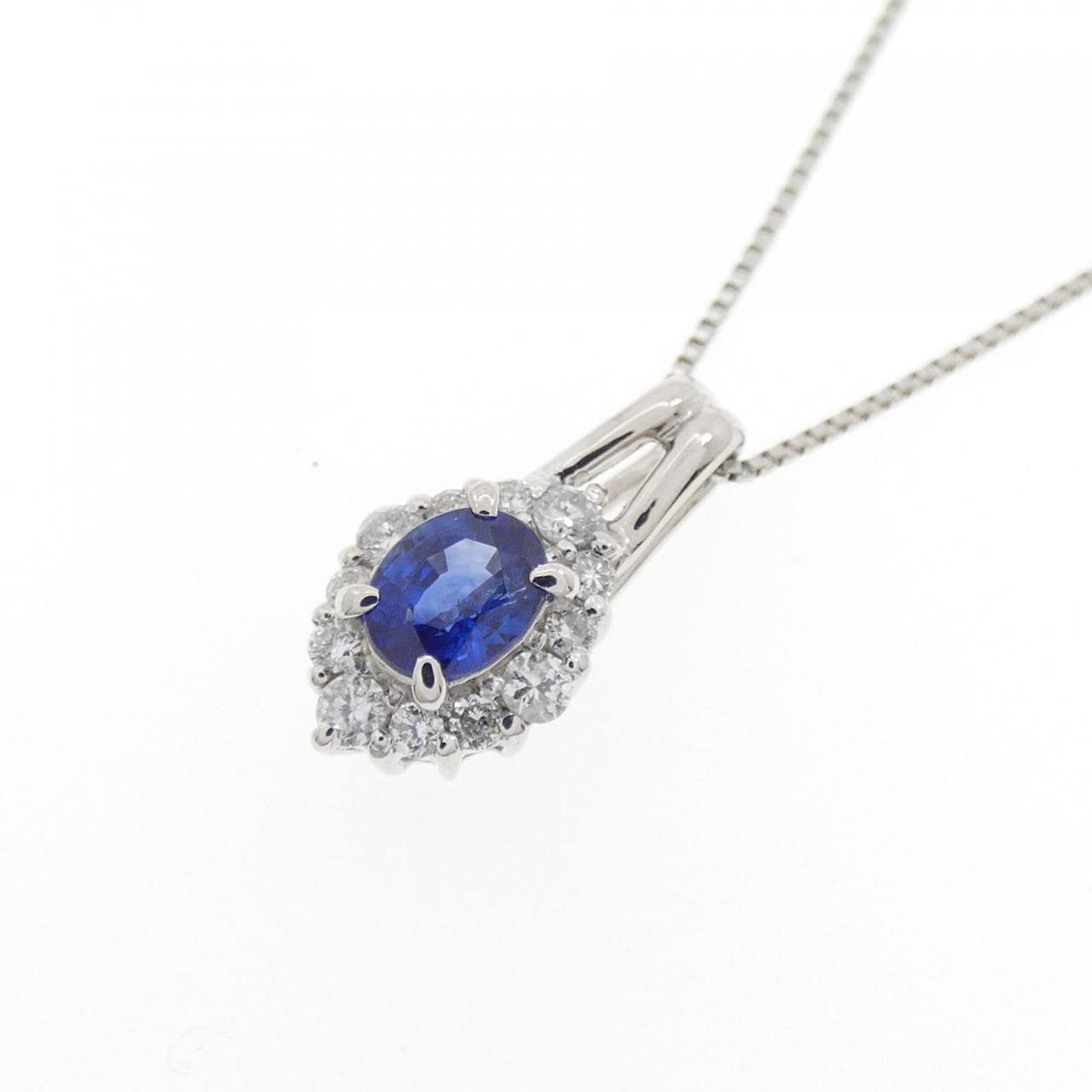 PT900/PT850 サファイヤ ネックレス 0.37CT