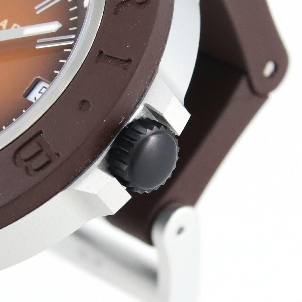 ブルガリ アルミニウムGMT･フェンダー LIMITED BB40ATGMT/104117 アルミニウム 自動巻