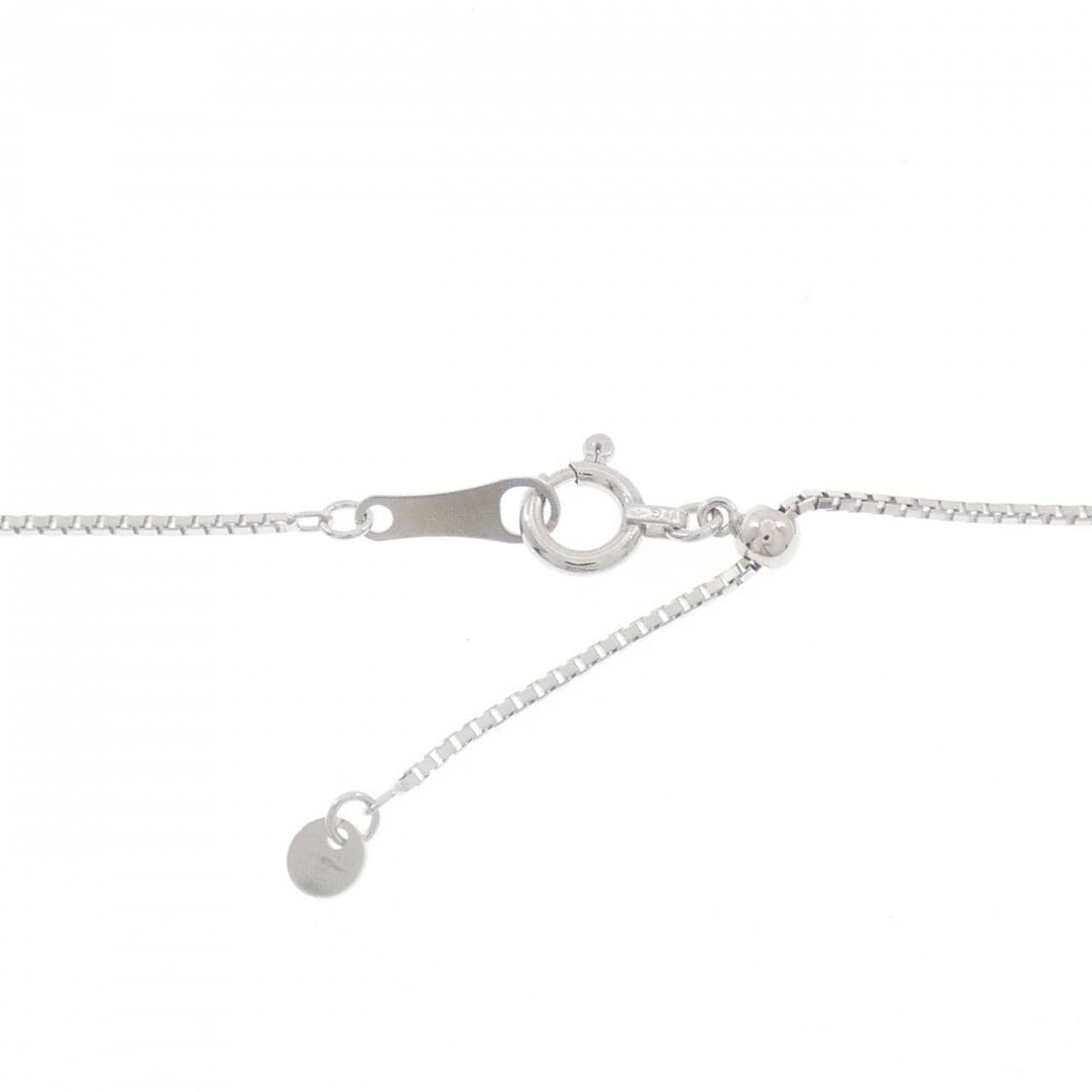 K18WG ダイヤモンド ネックレス 1.00CT