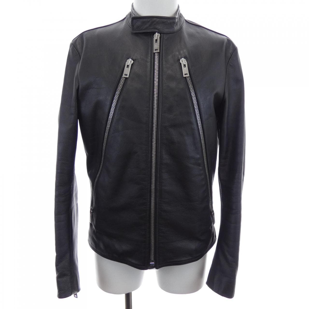 Maison Maison Margiela皮革骑手夹克，尺码 S50AM0217