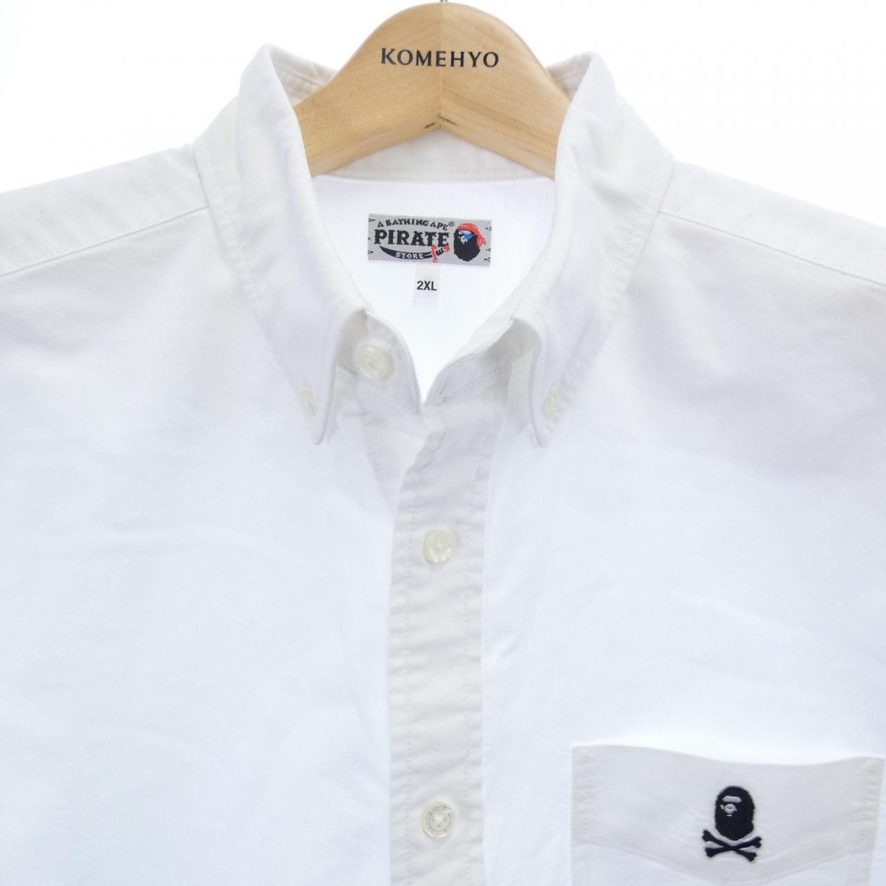 アベイシングエイプ A BATHING APE 004SHH201001X S／Sシャツ