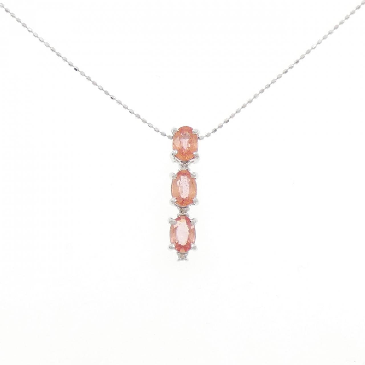K18WG サファイヤ ネックレス 1.51CT