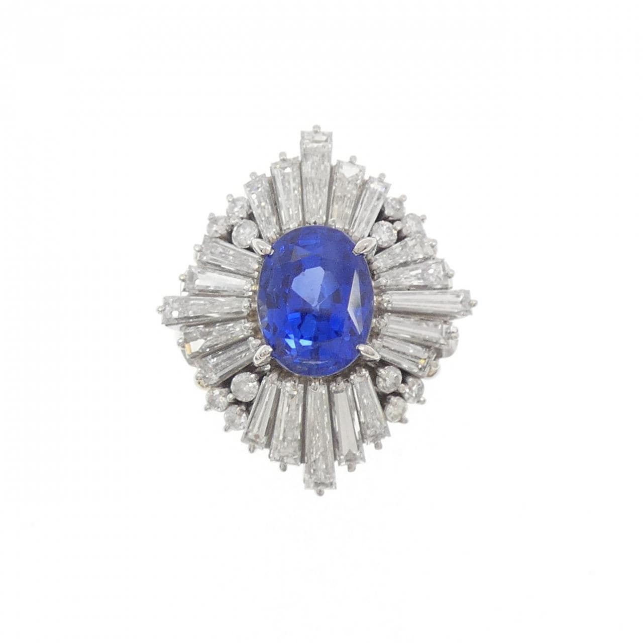 PT900 非加熱 サファイヤ リング 2.975CT