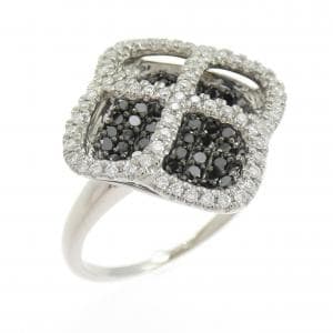 K18WG/K18BG ダイヤモンド リング 0.95CT