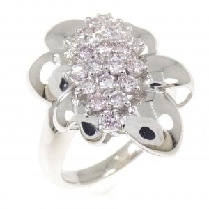 PT900 ピンクダイヤモンド リング 0.76CT