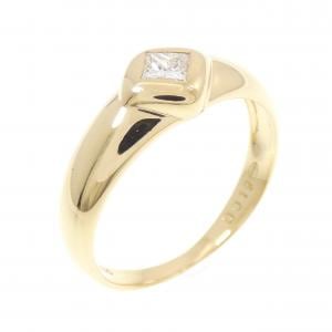 750YG ダイヤモンド リング 0.19CT