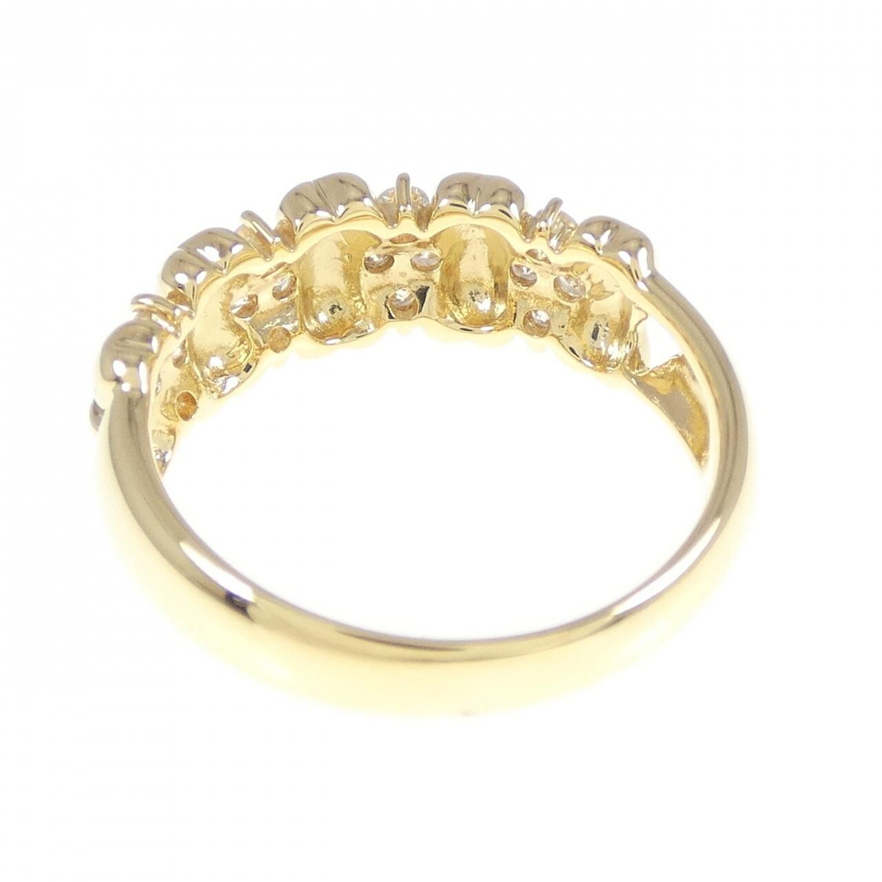 K18YG ダイヤモンド リング 0.35CT