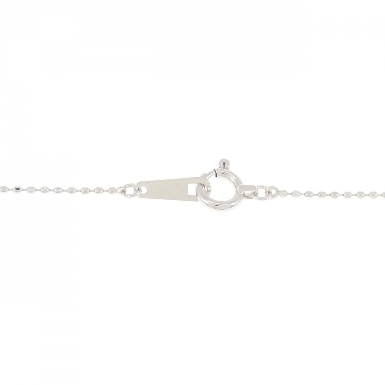 K18WG heart Diamond necklace 0.30CT