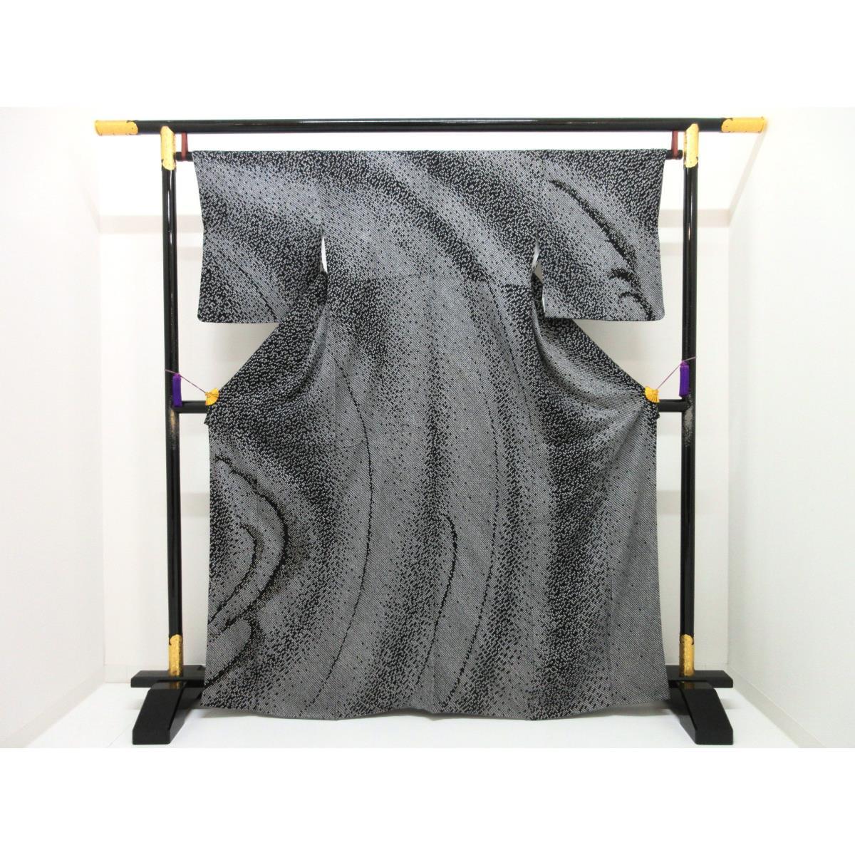 訪問着　総絞り　刺繍入り