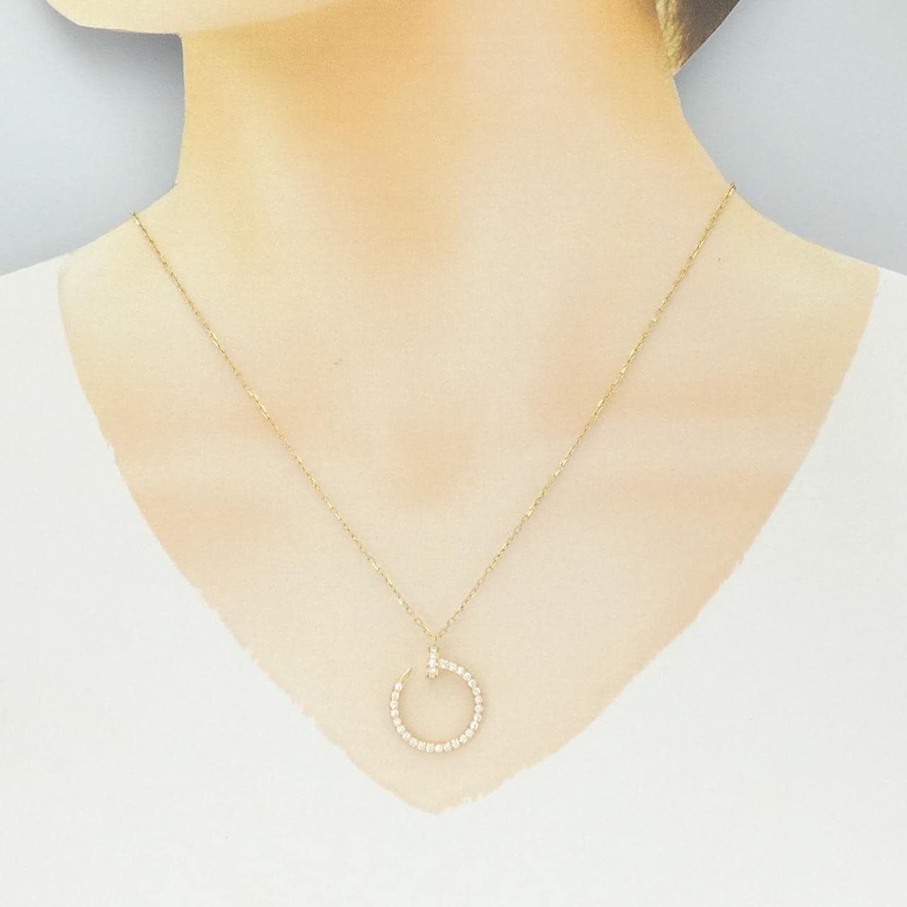 カルティエ ジュスト アン クル ネックレス