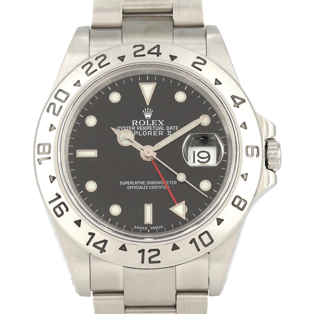 ロレックス エクスプローラーⅡ 16570 SS 自動巻 A番