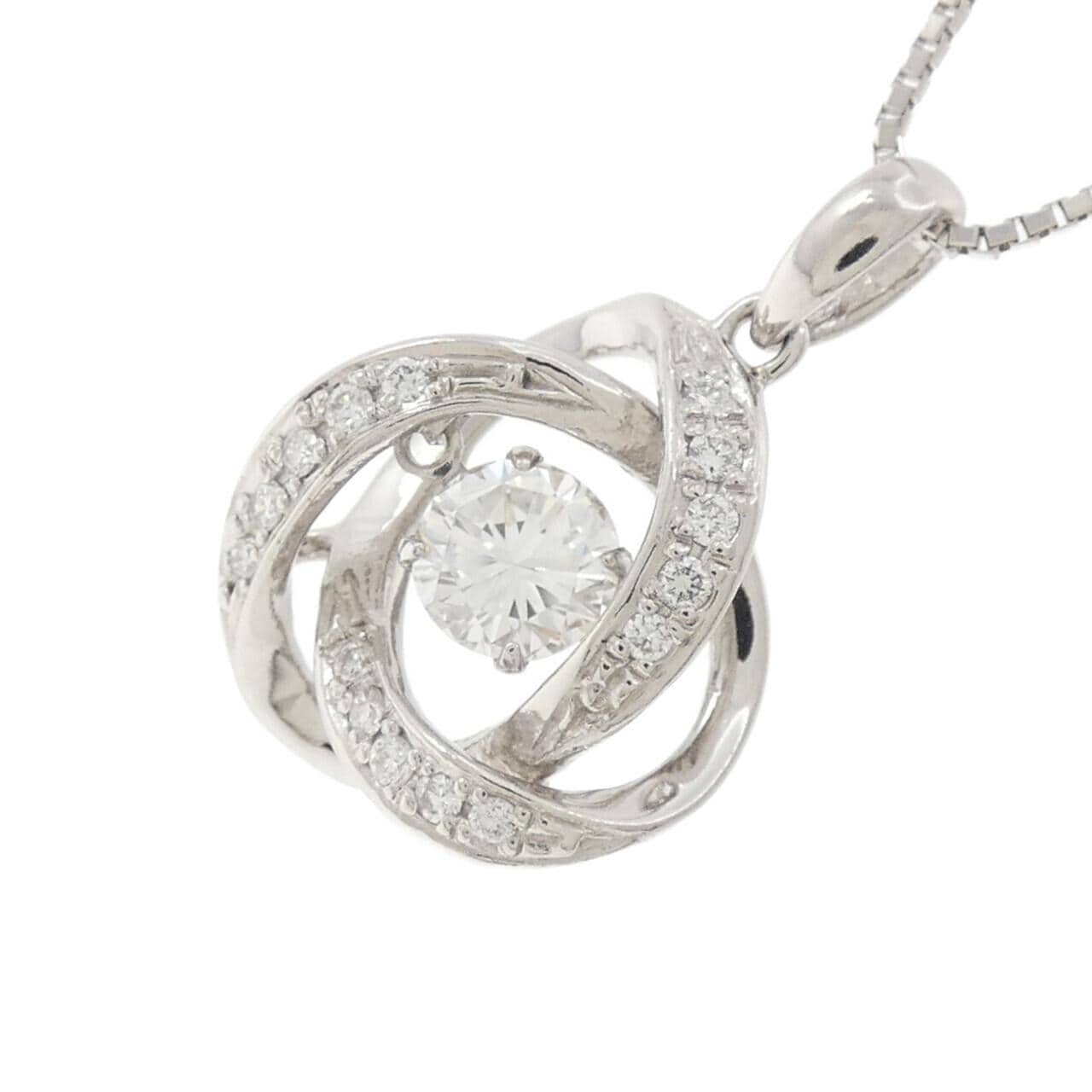 PT900/PT850 ダイヤモンド ネックレス 0.430CT