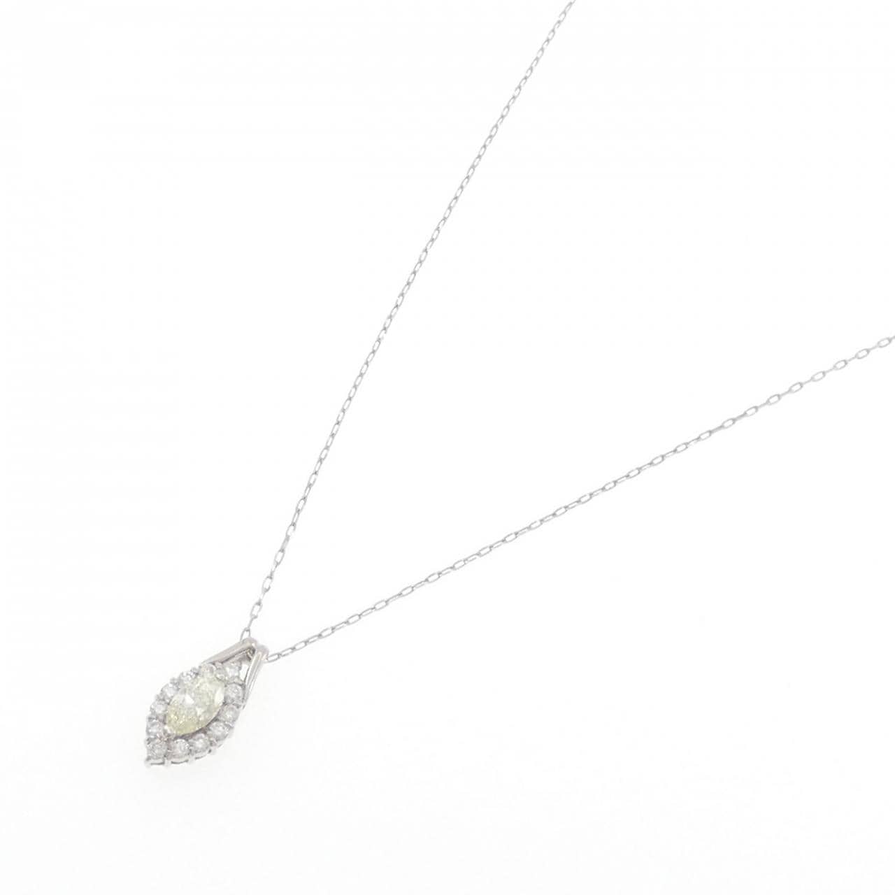 PT900/PT850 ダイヤモンド ネックレス 0.324CT
