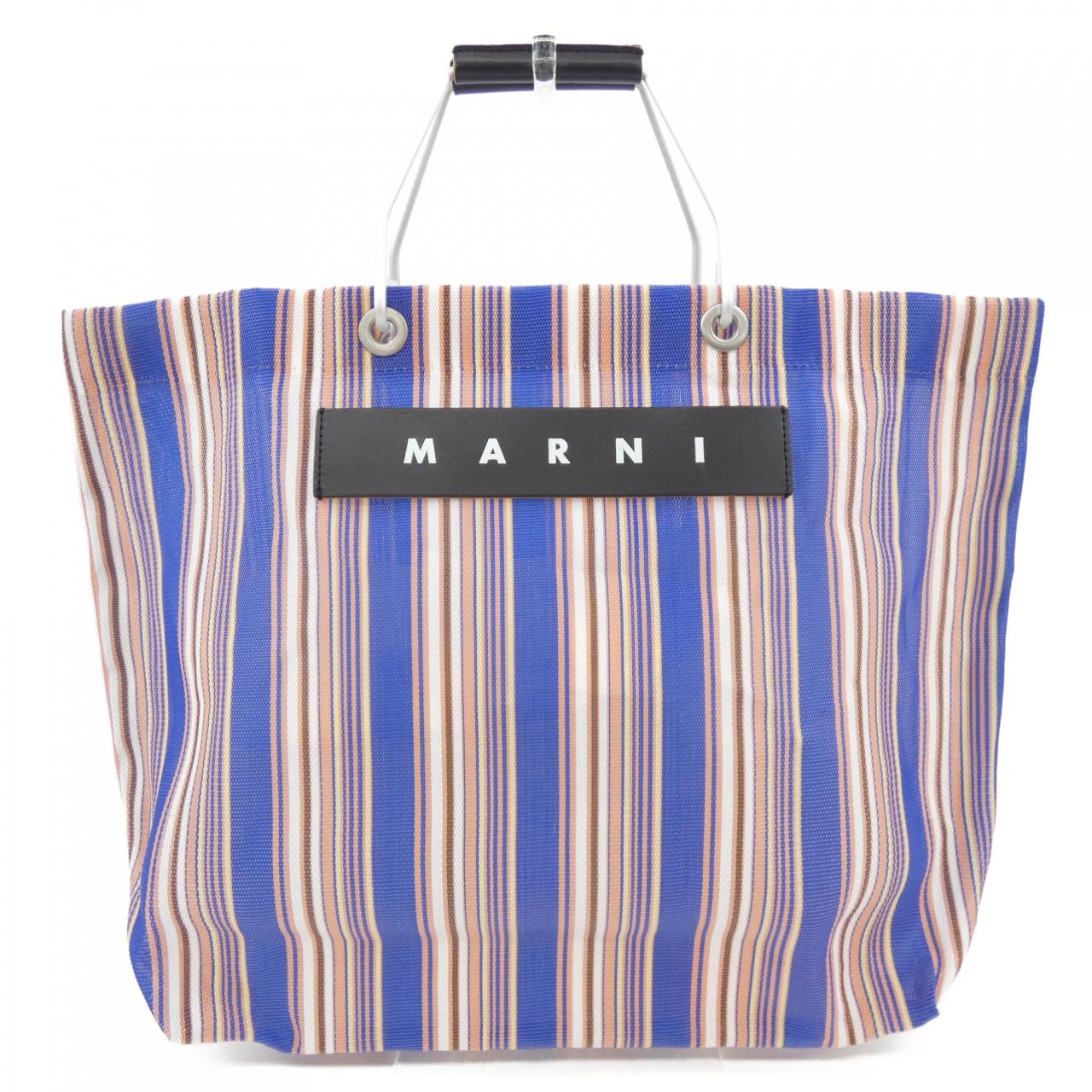 Maruni MARNI MARNI MARKET條紋包包SHMHR08A0BAG