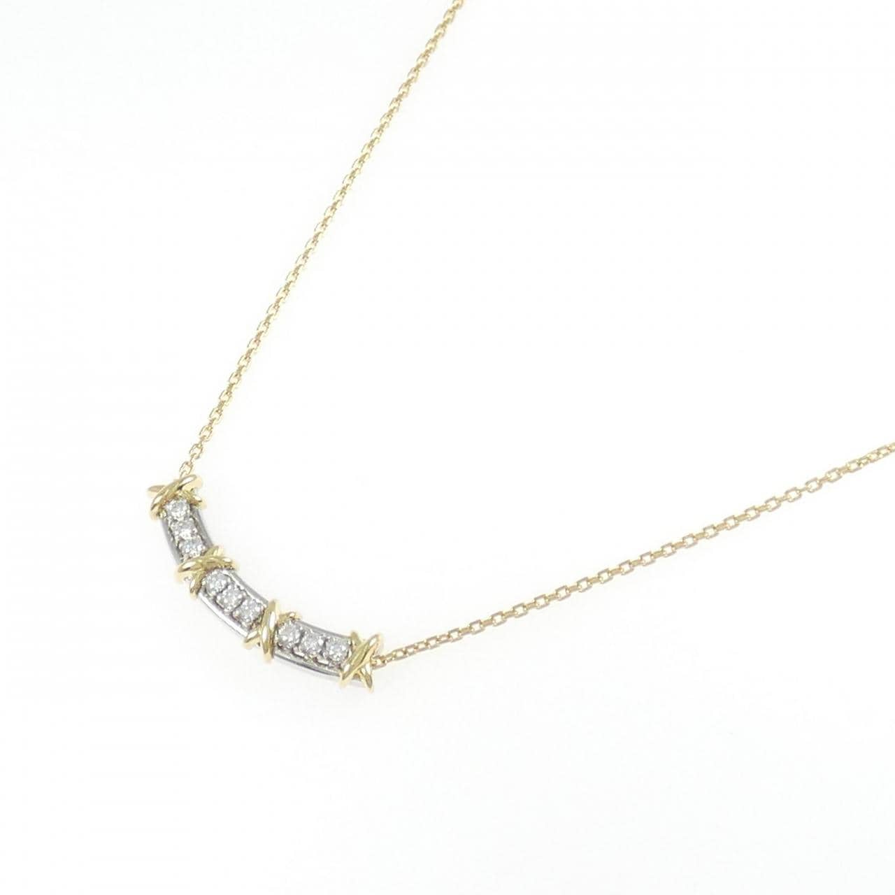 ティファニー ナロー ペンダント ネックレス 0.22CT