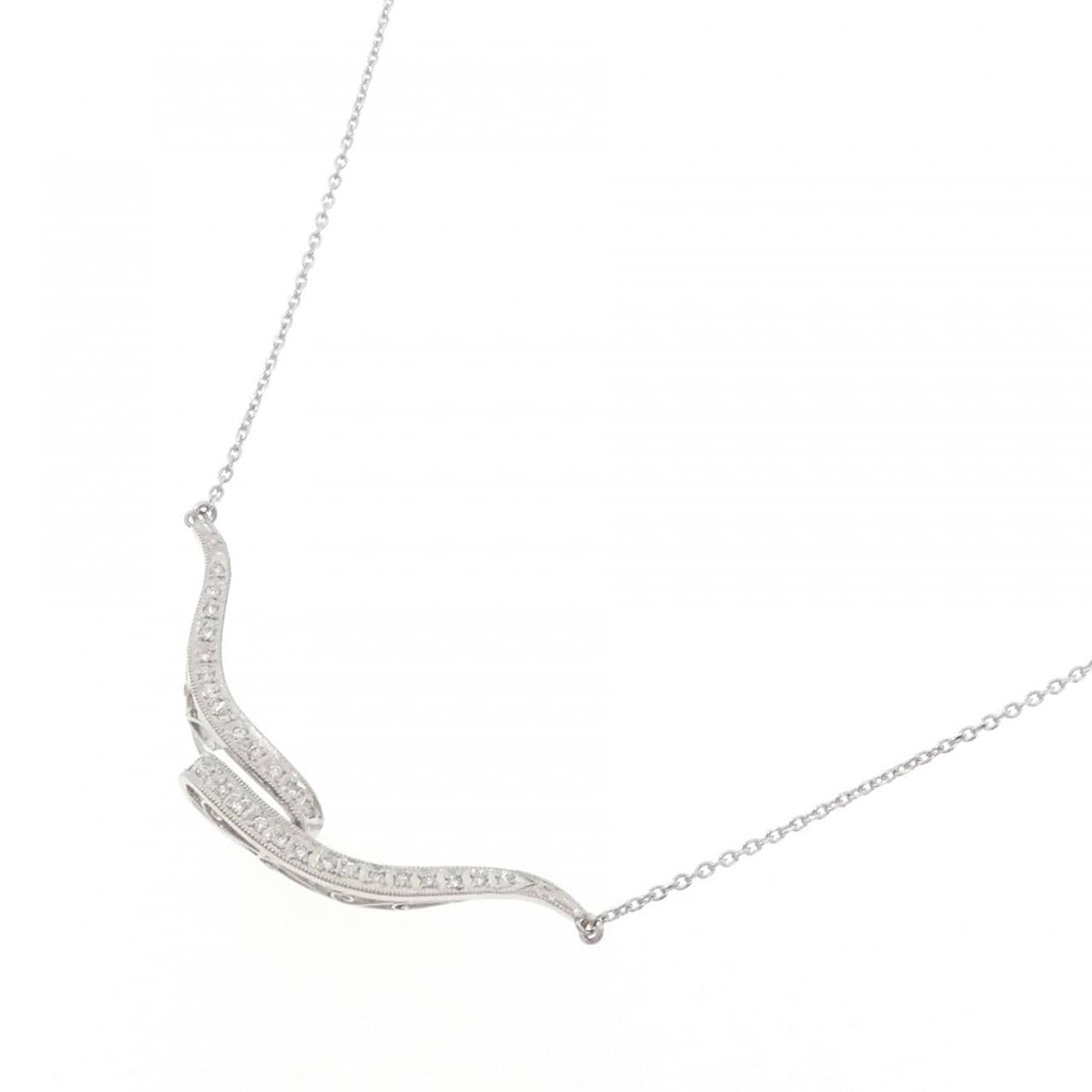 PT900/PT850 ダイヤモンド ネックレス 0.20CT