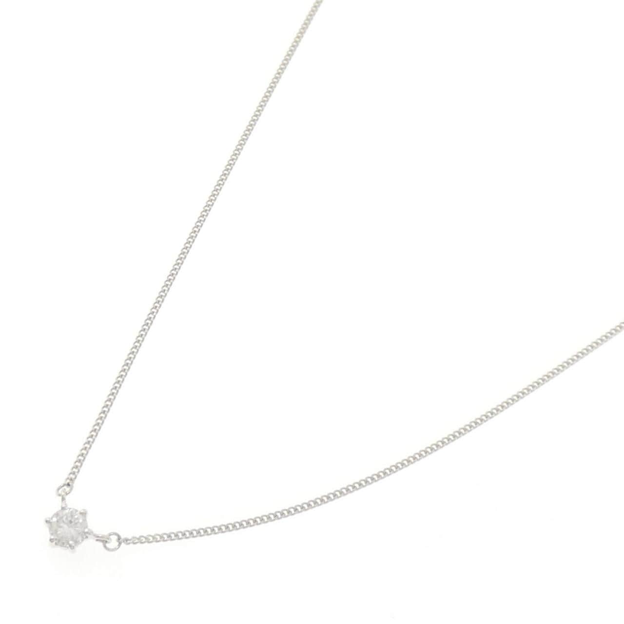 PT850 ソリティア ダイヤモンド ネックレス 0.30CT