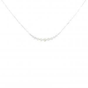 K18WG ダイヤモンド ネックレス 0.10CT